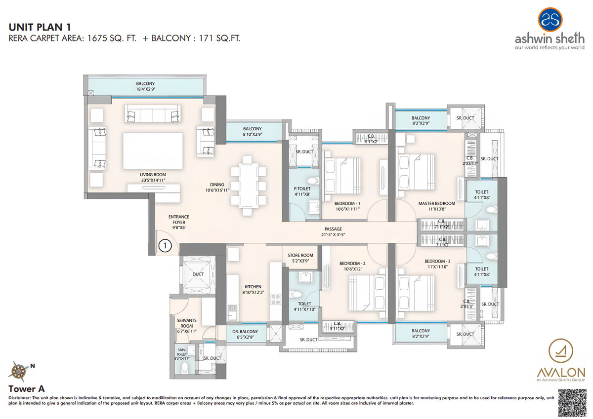 Tower A (1) floor plan