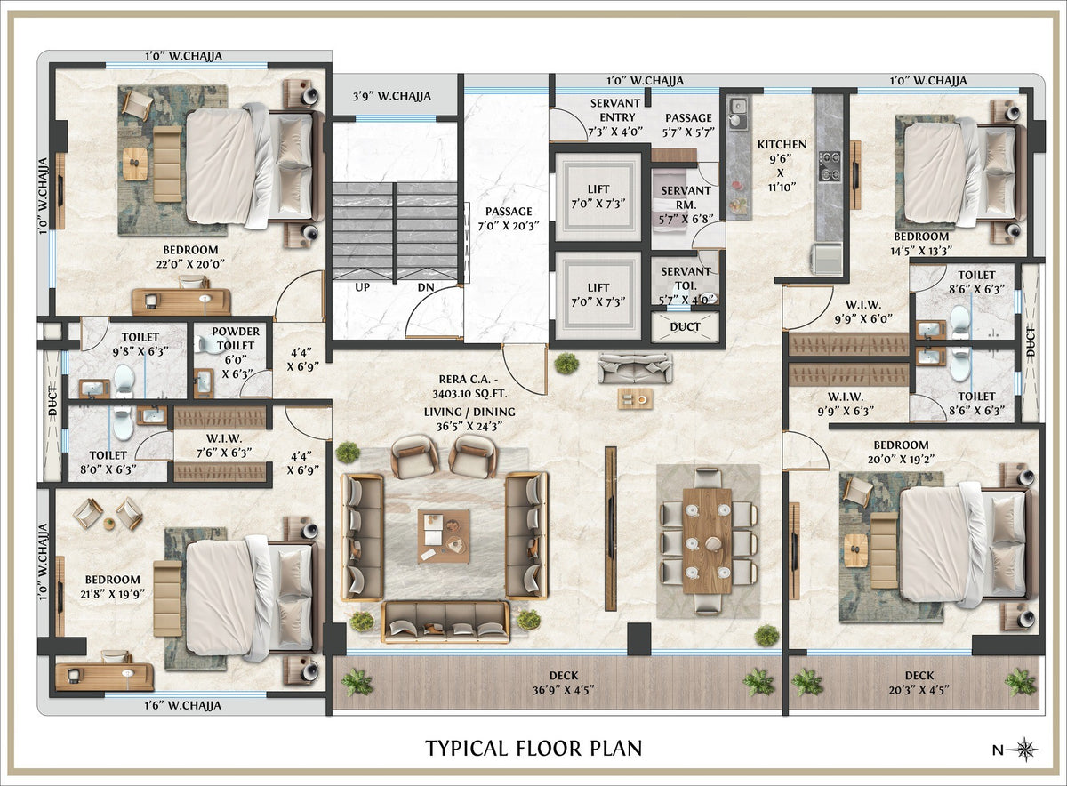 Typical Floor floor plan