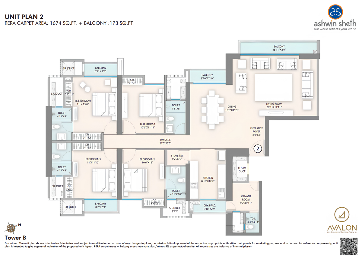 Tower B - Unit 2
