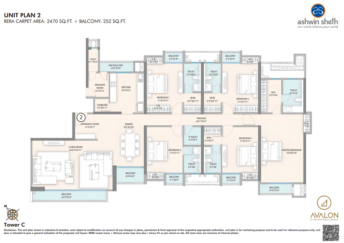 Tower C - Unit 2