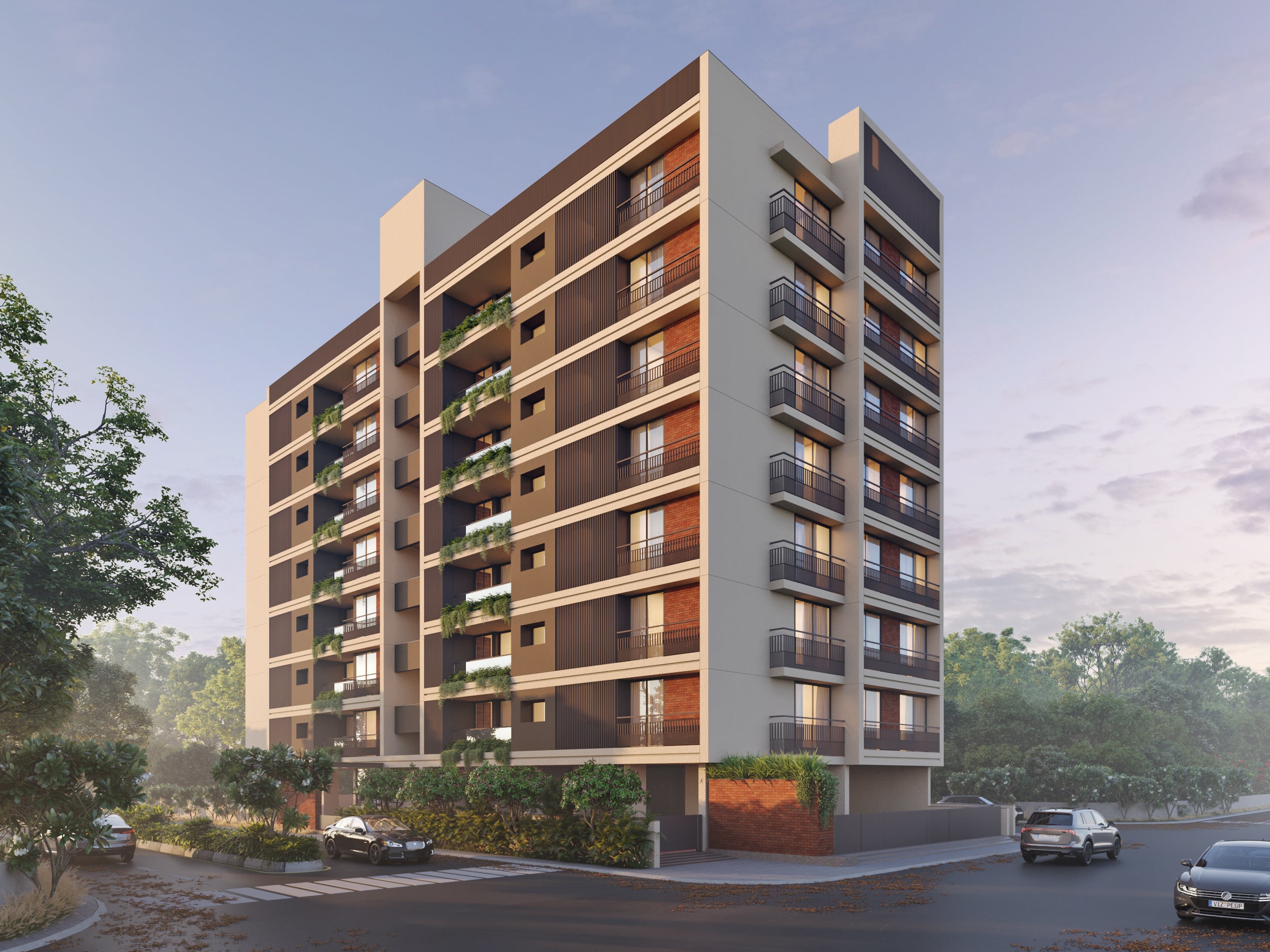 Gokul Flora - 3 BHK Apartments - University Road, Ahmedabad