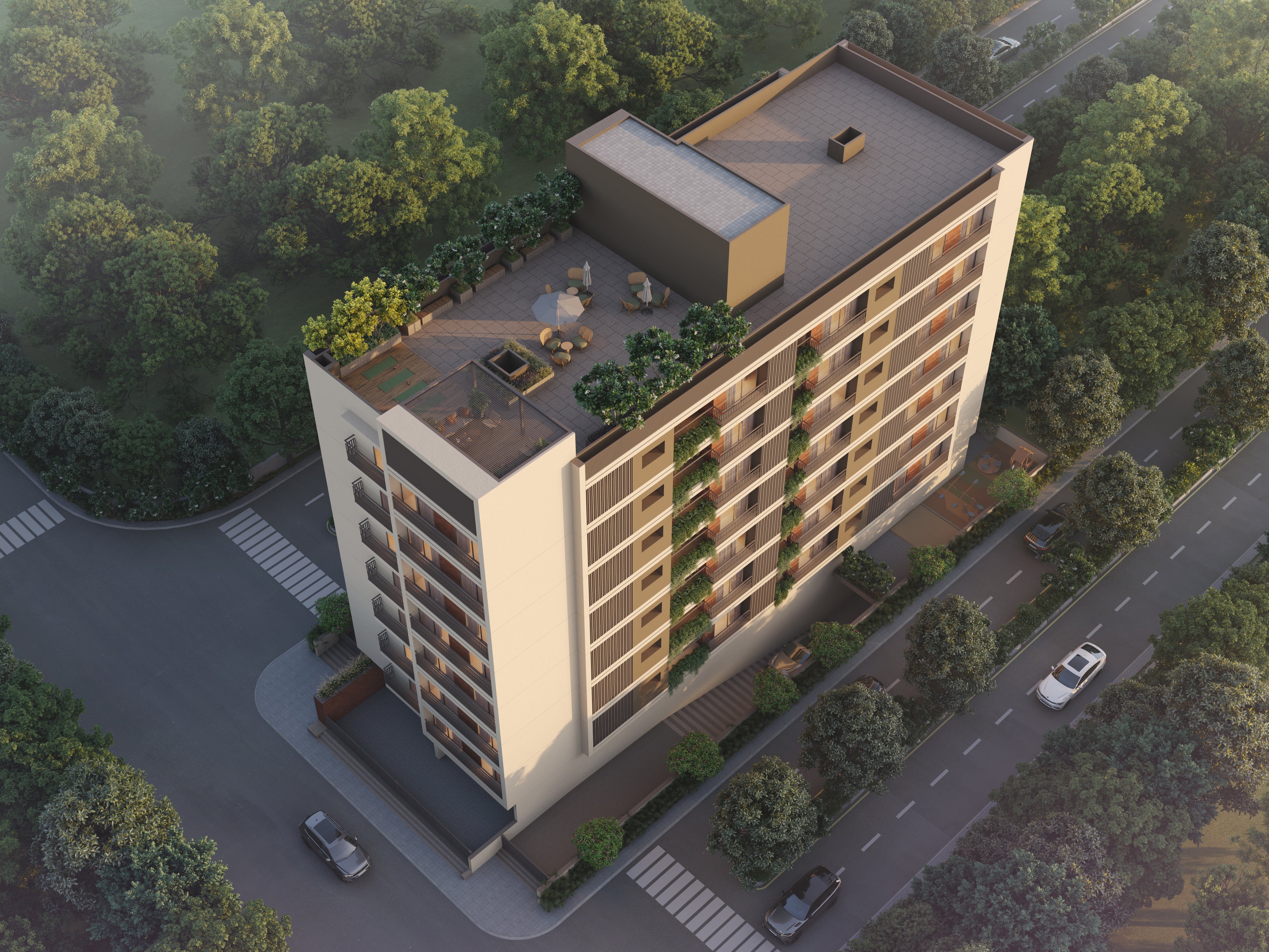 Gokul Flora - 3 BHK Apartments - University Road, Ahmedabad