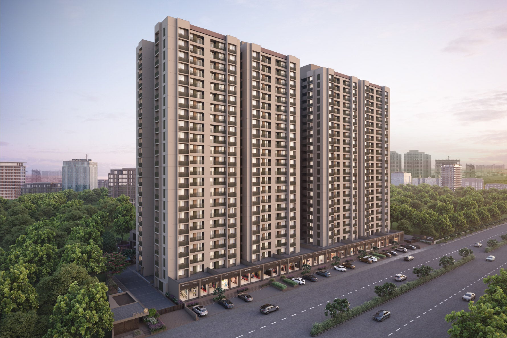 Orchid Finsbury - 3 BHK Flats in Shilaj, Ahmedabad
