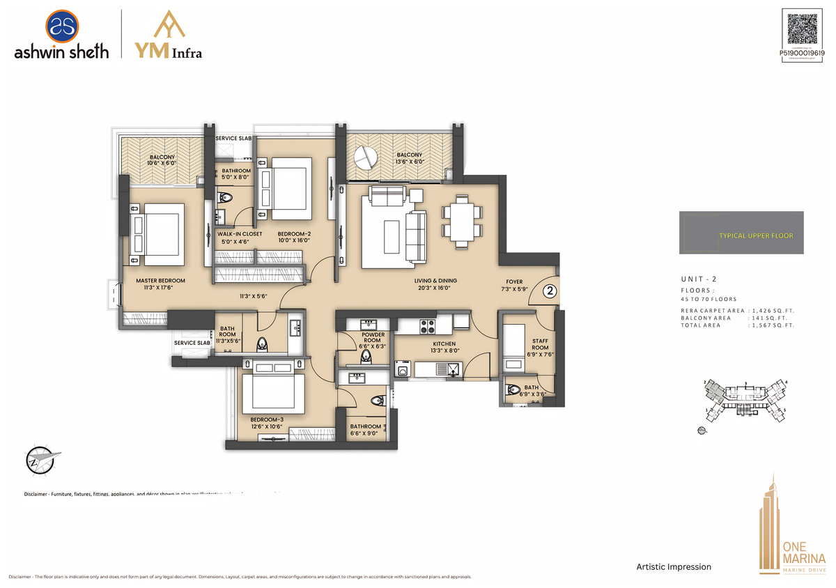 Unit 2 - 3BHK