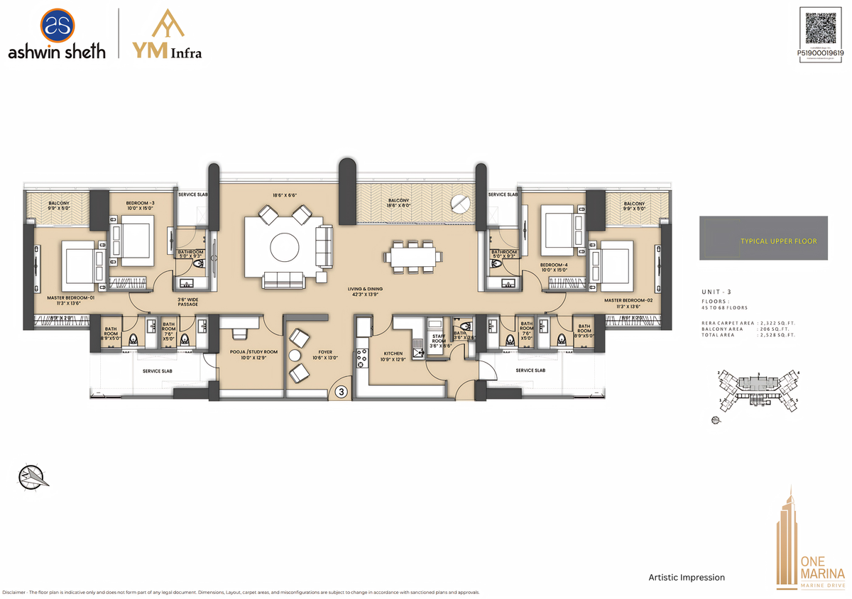 Unit 3 - 4BHK