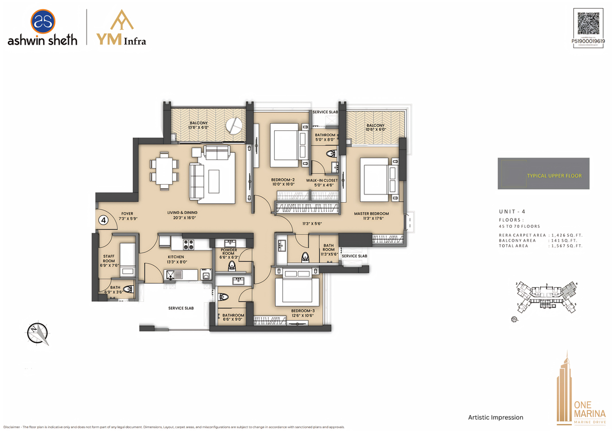 Unit 4 - 3BHK