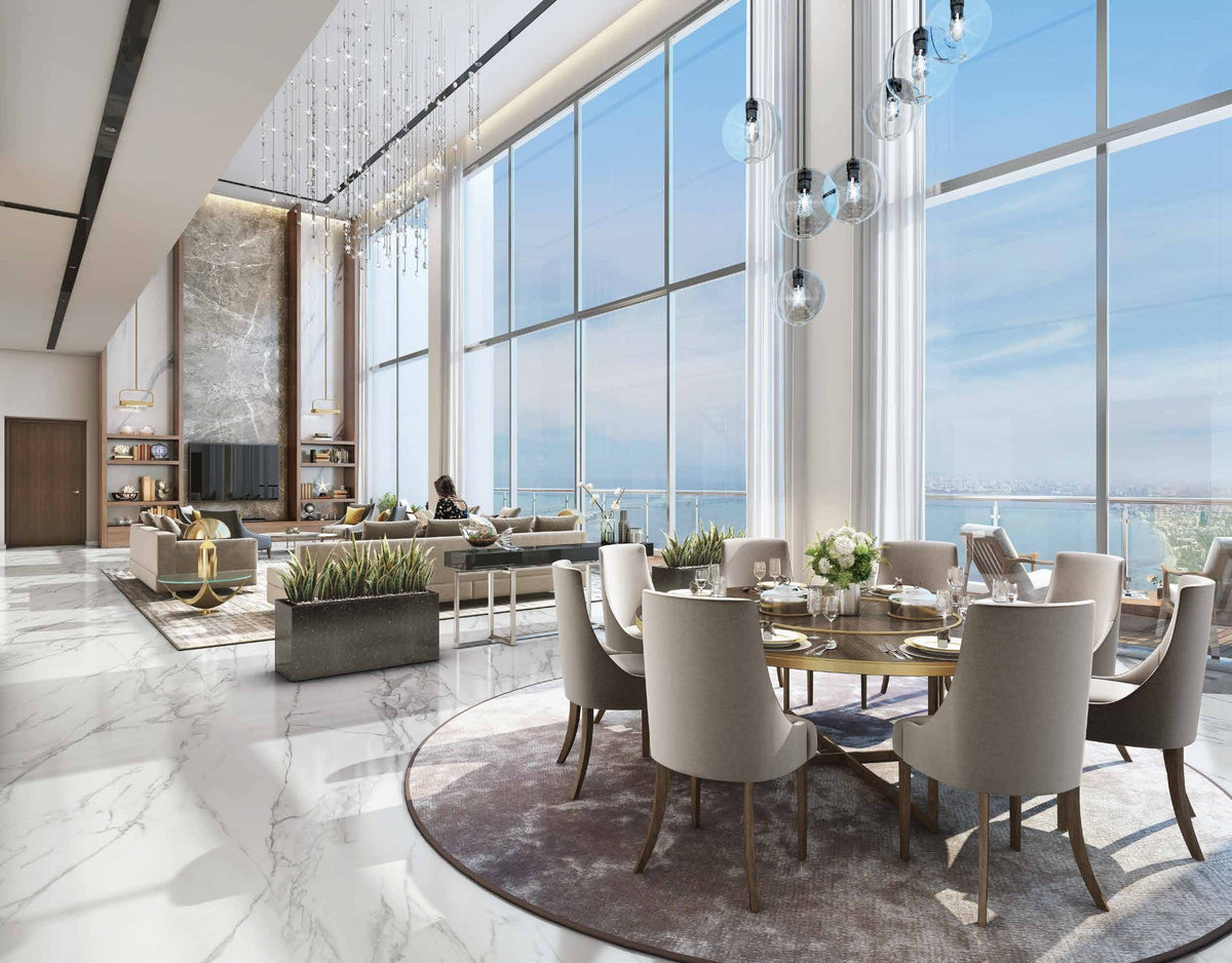 Double-height living