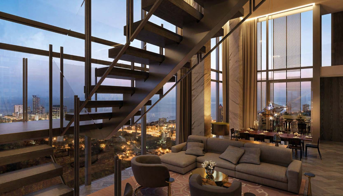 Duplex living room