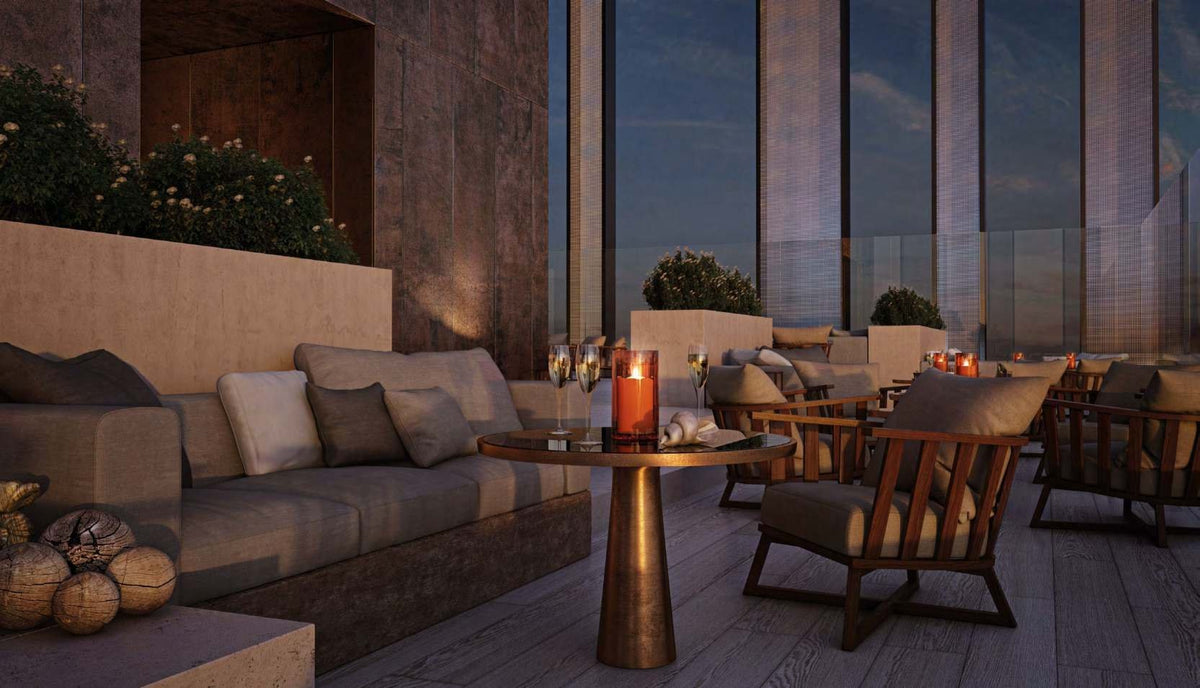 Rooftop lounge