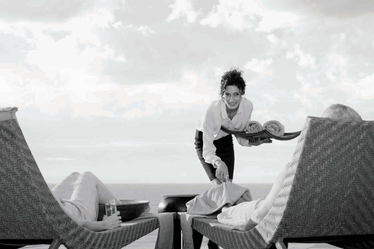 Service on the deck