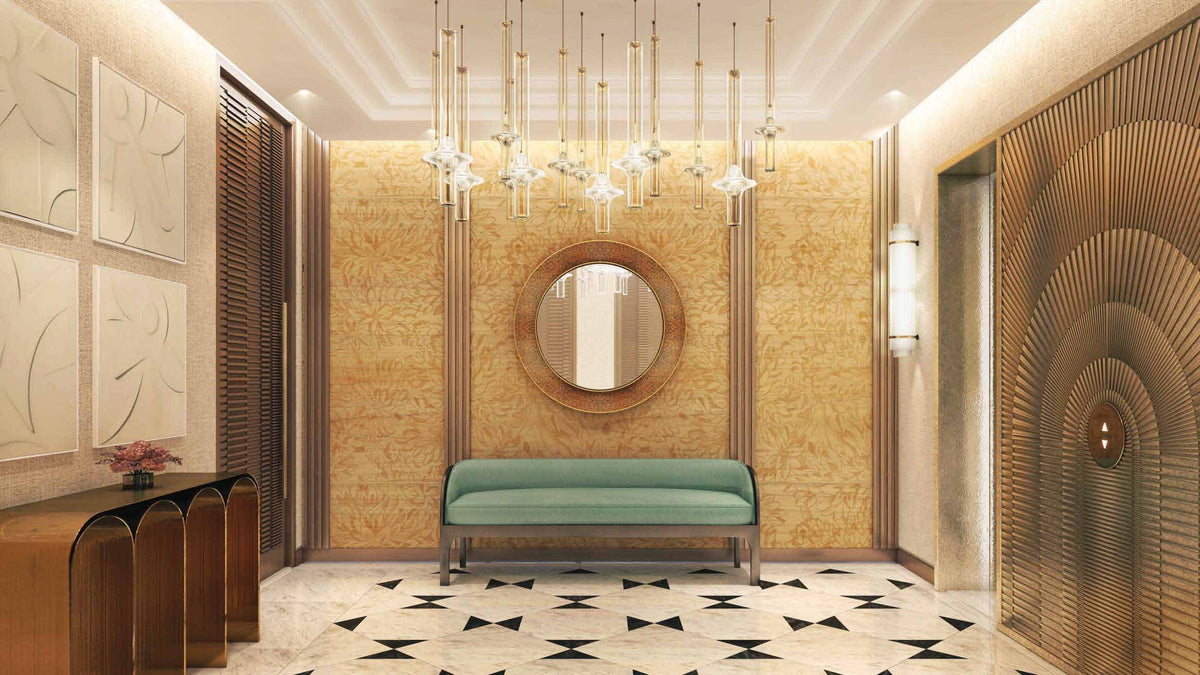 Private elevator foyer