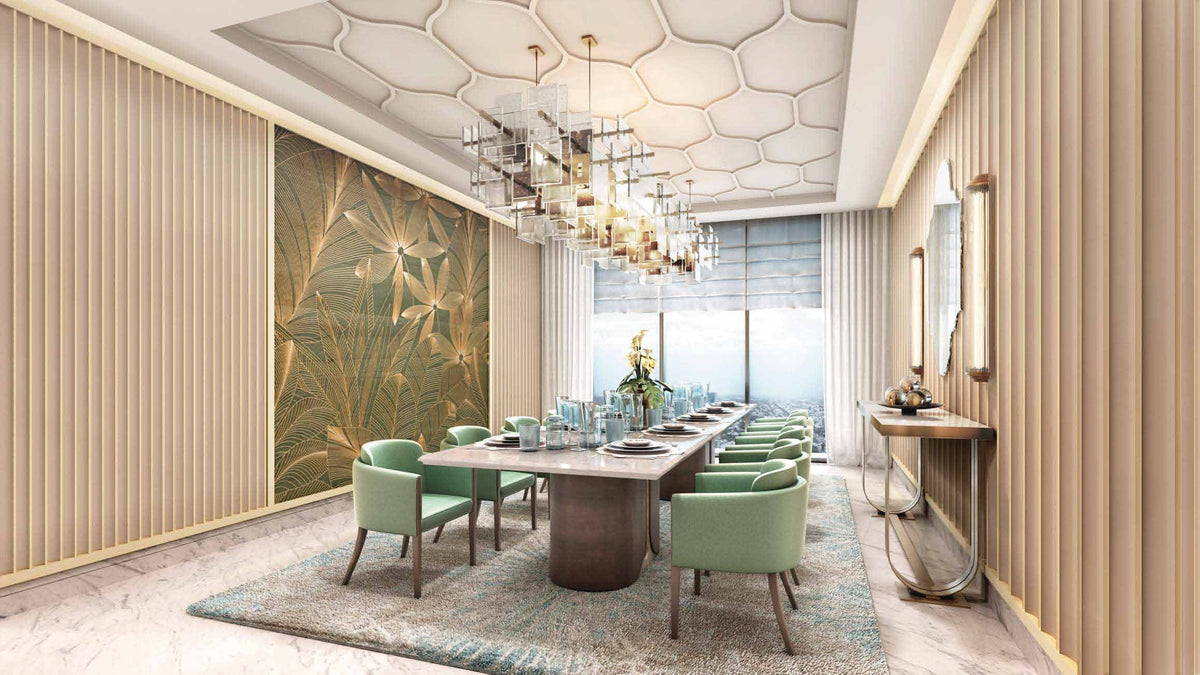 Dining room with a view