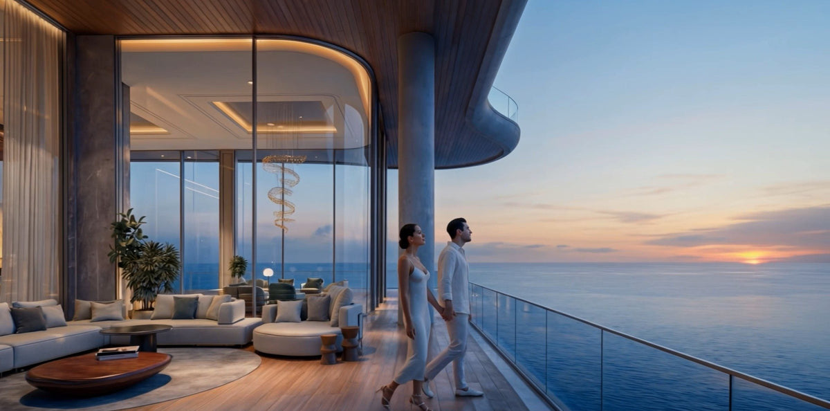 Living room and sea deck