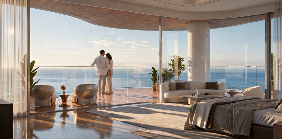 Sea-facing bedroom