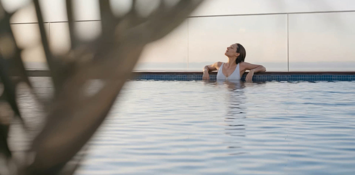 Temperature-controlled pool