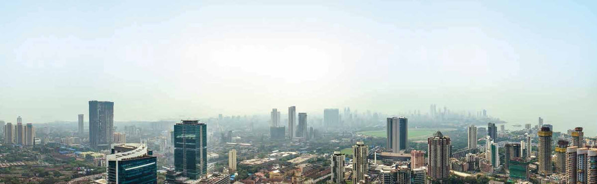 City view toward the racecourse