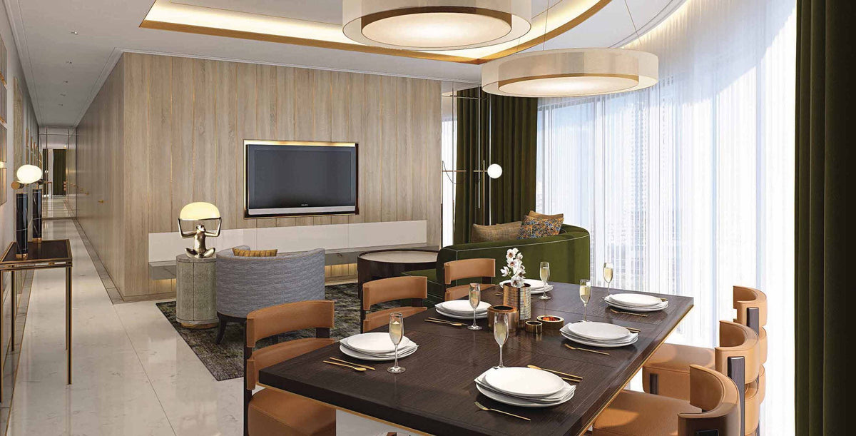 Living and dining room