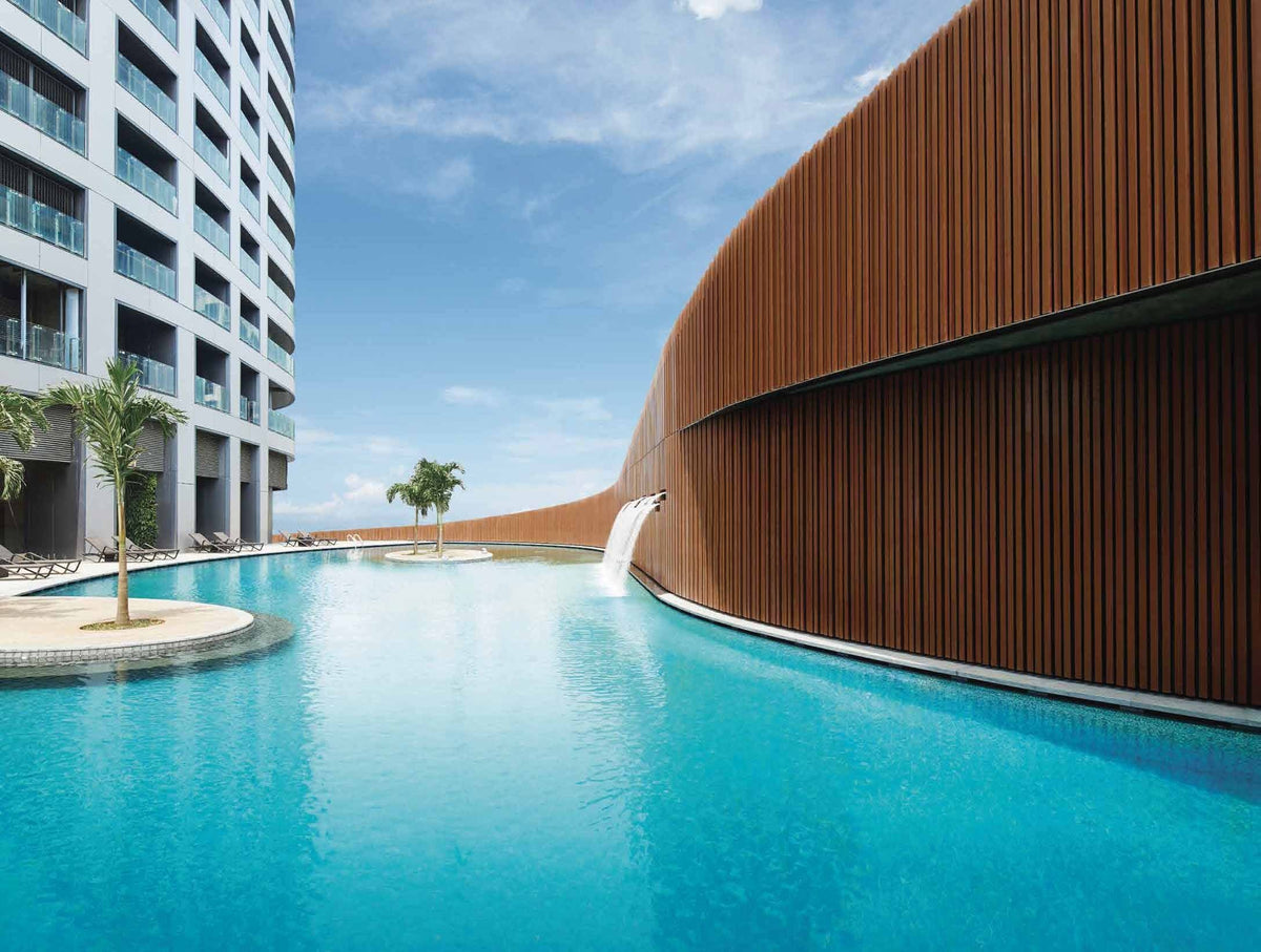 Outdoor pool at Club W