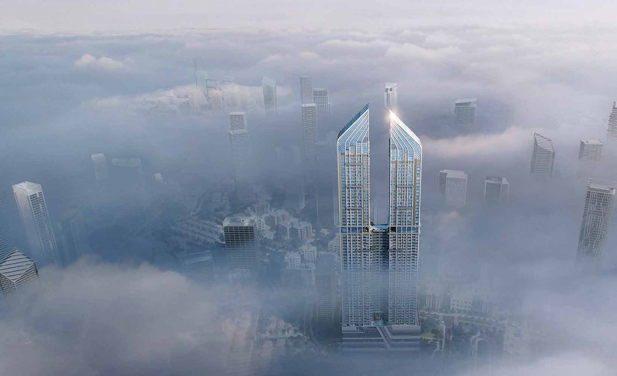 Towers above the clouds