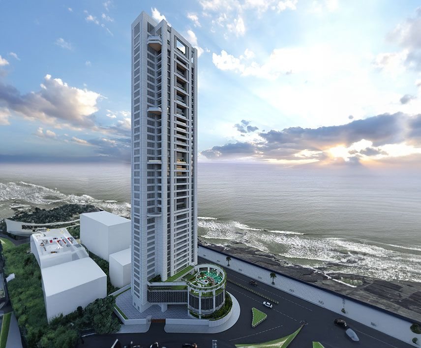 Naman Xana above the Worli Sea Face