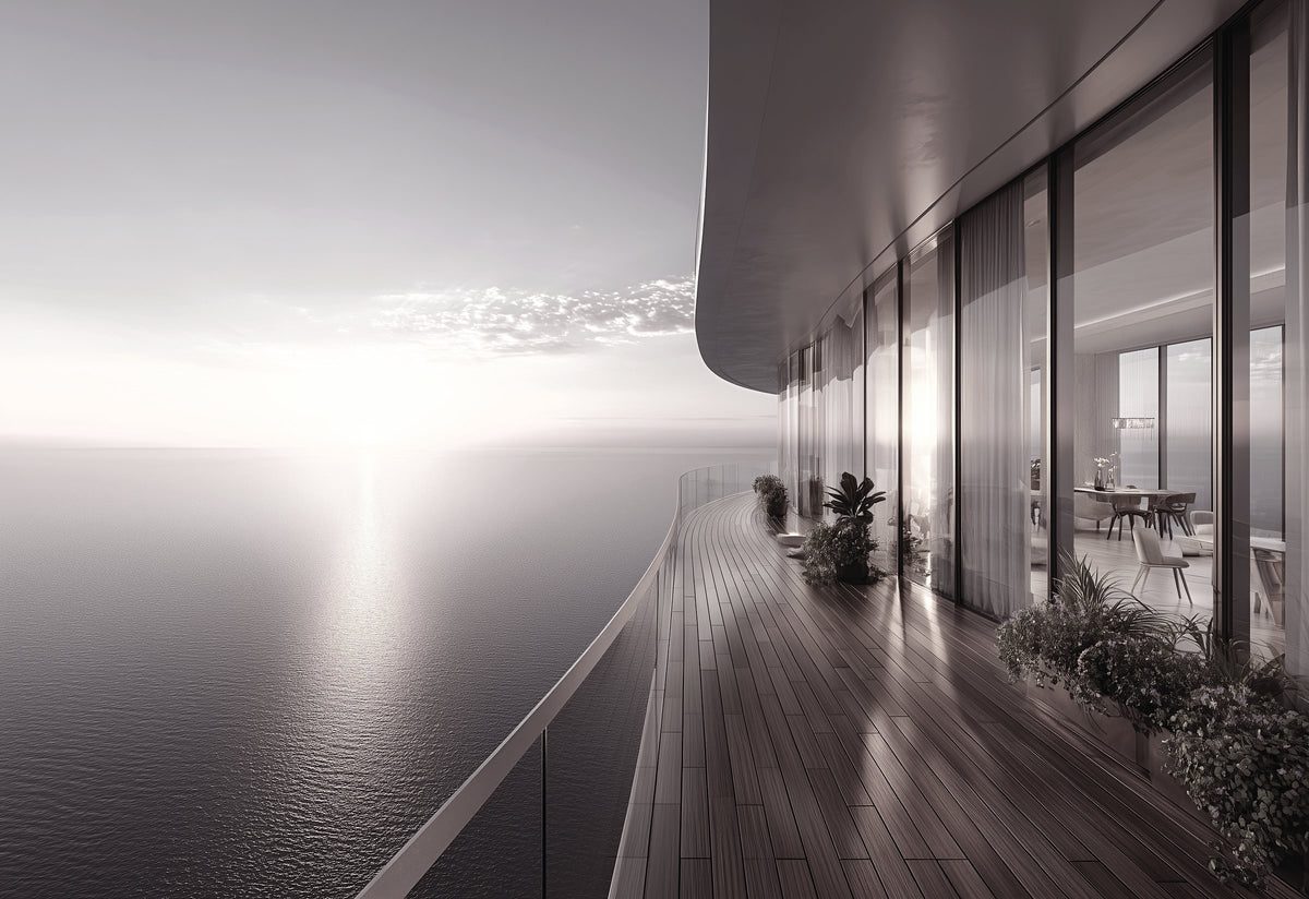 Private sea-facing deck