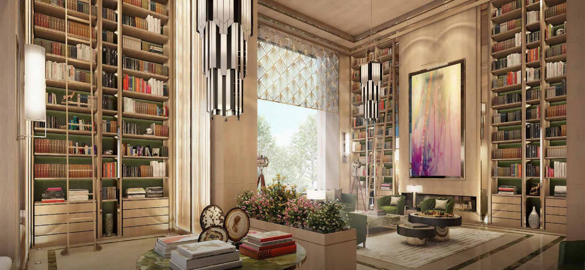 Library and reading lounge
