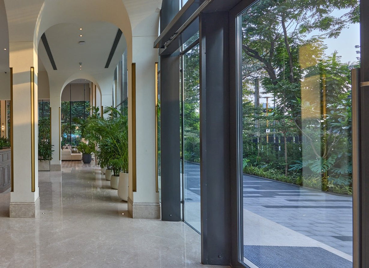 Arched entrance gallery