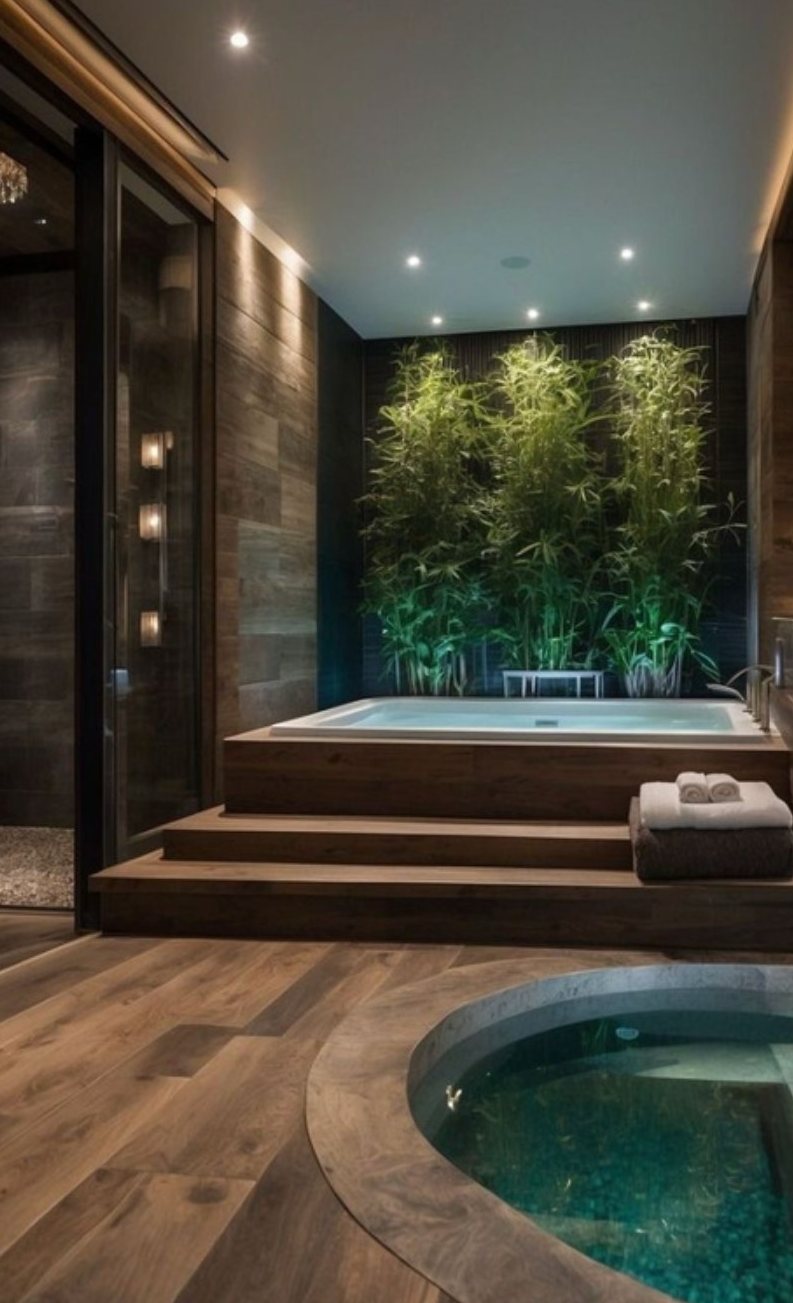 Indoor jacuzzi