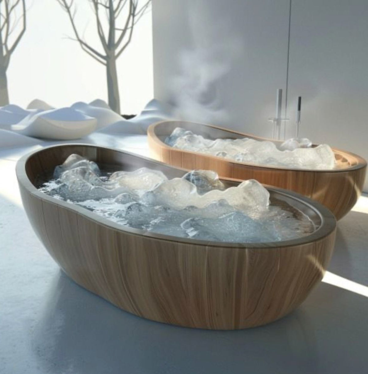 Ice bath room