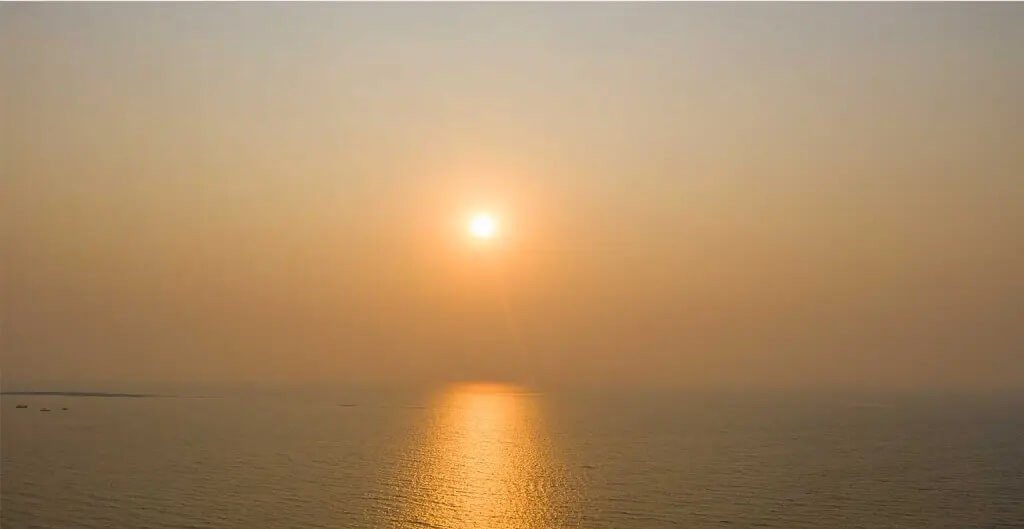 Sunset over the Arabian Sea