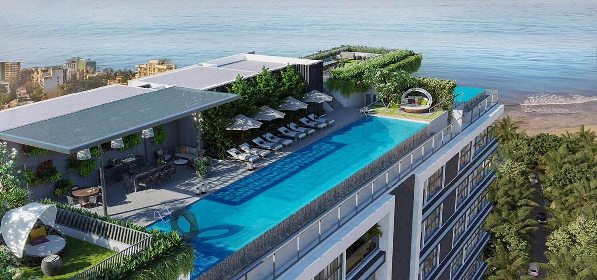 Rooftop infinity pool