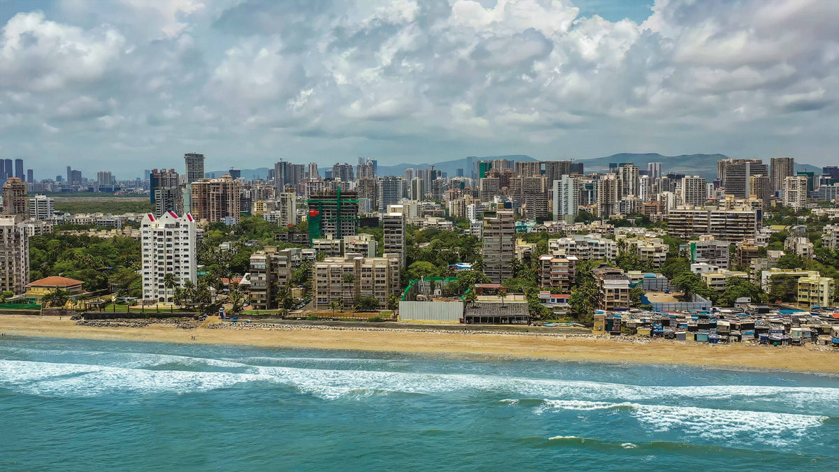 Versova beachfront, shot on location