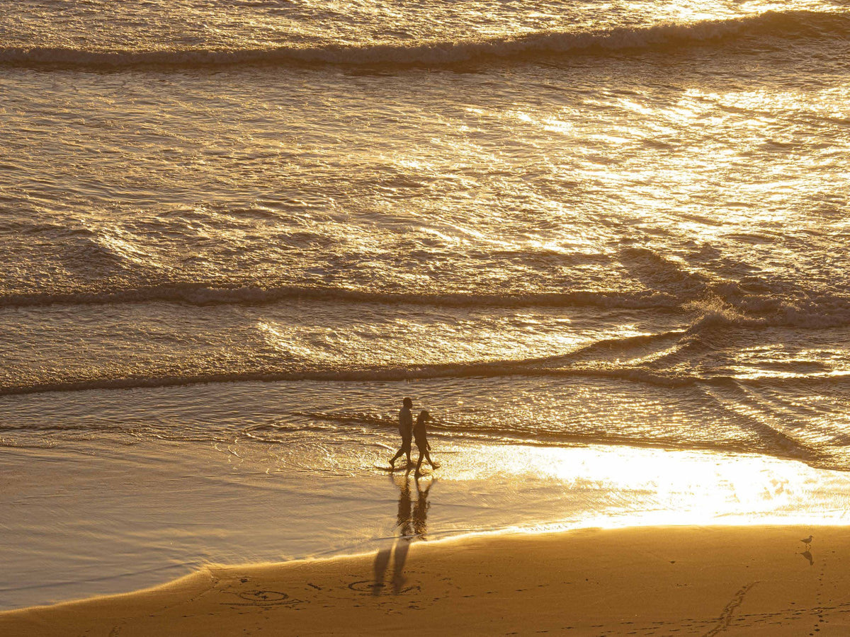 Evening on the sand