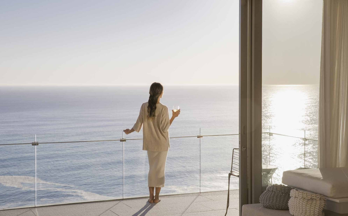 Balcony over the sea