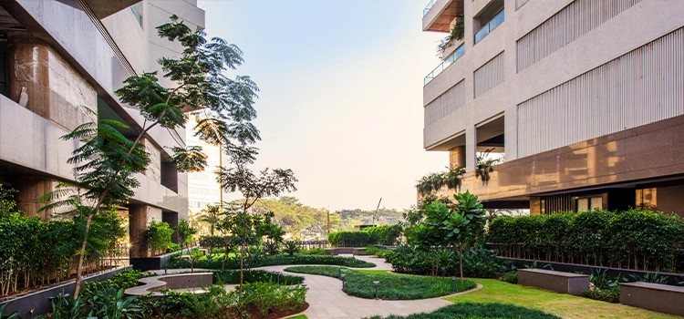 Landscaped gardens