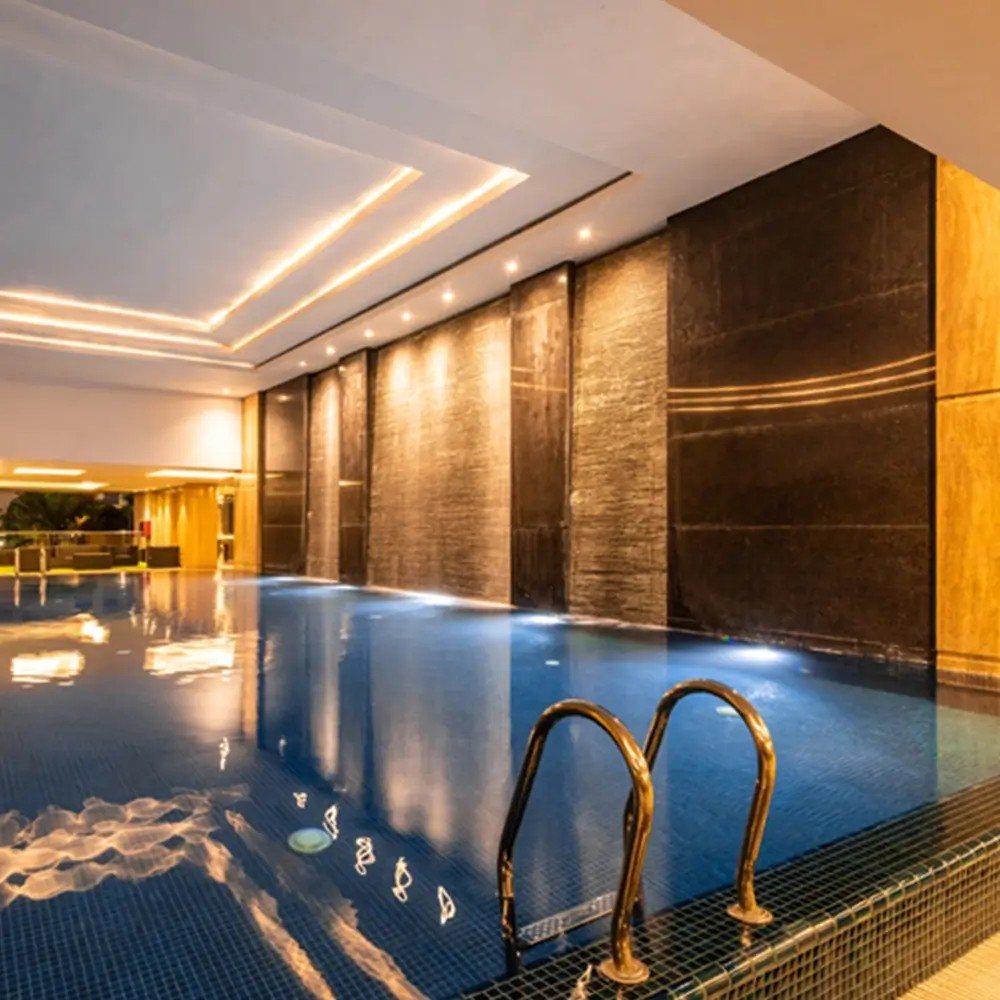 Illuminated pool