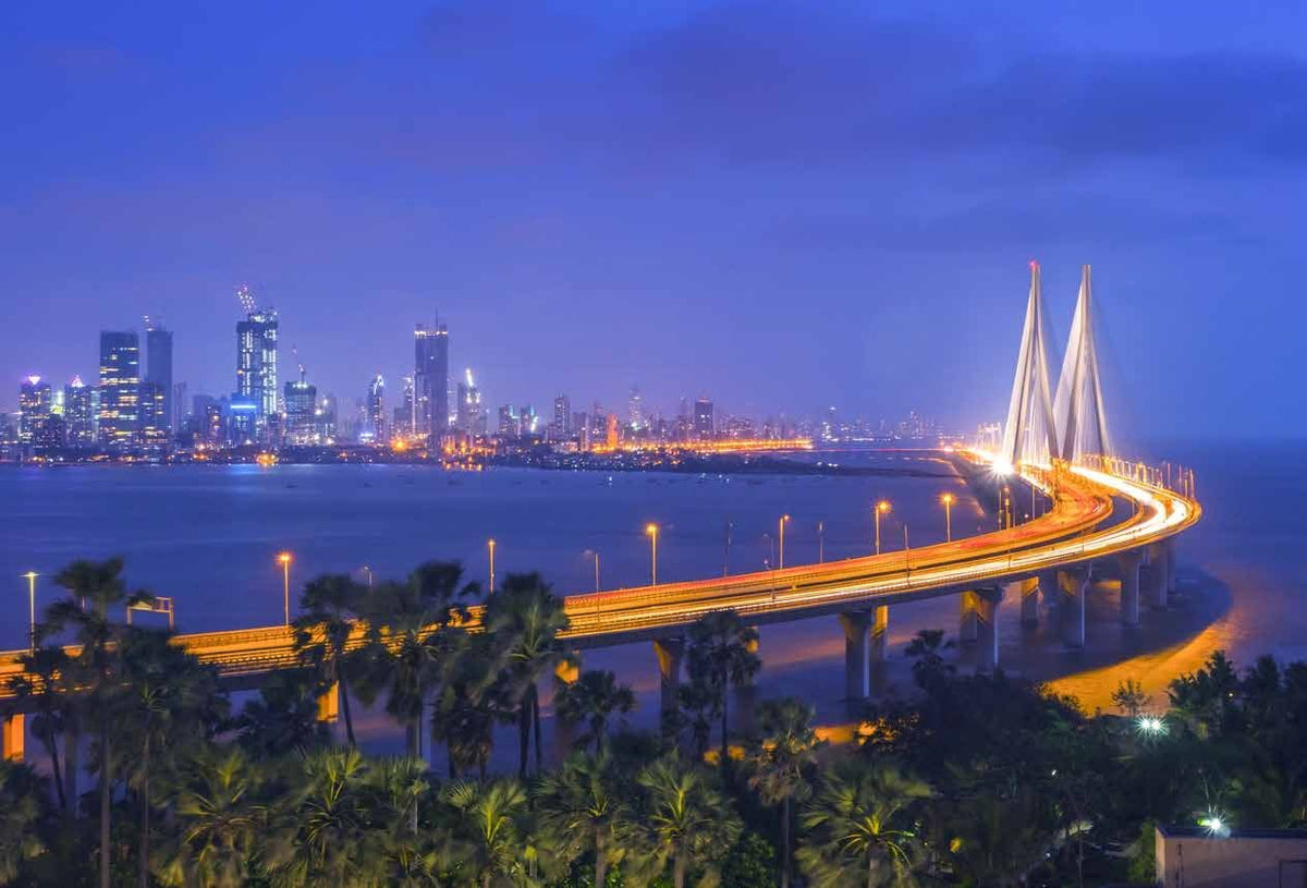 Bandra-Worli Sea Link at dusk
