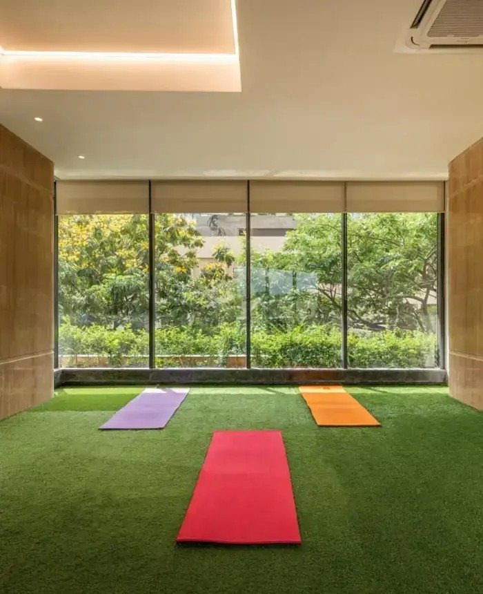 Yoga and meditation zone