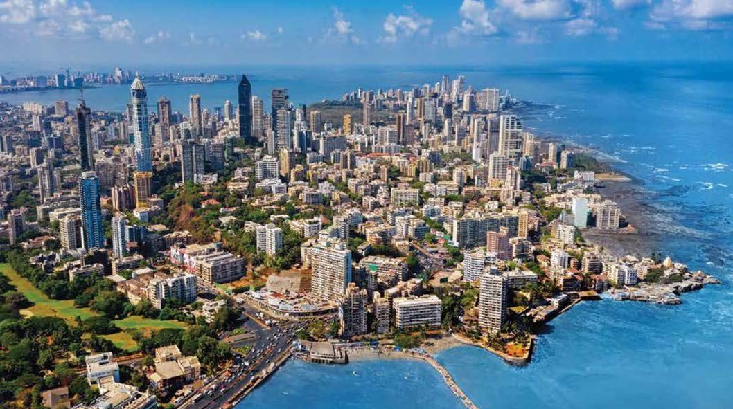 South Mumbai coastline