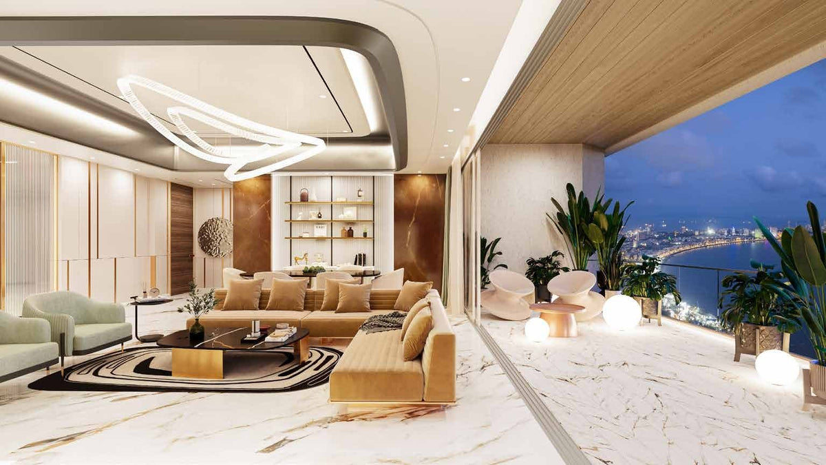 Living and balcony