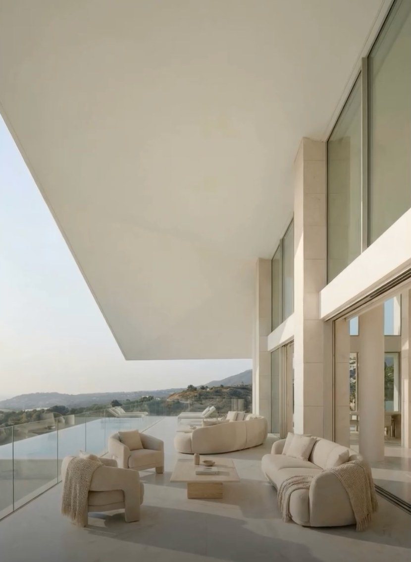 Sea-facing terrace