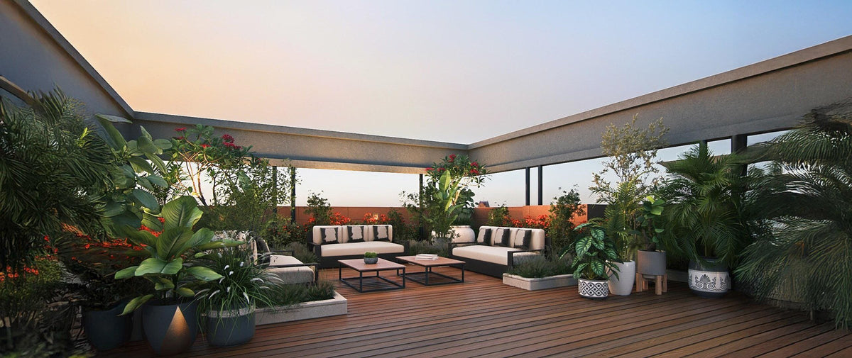 Rooftop deck